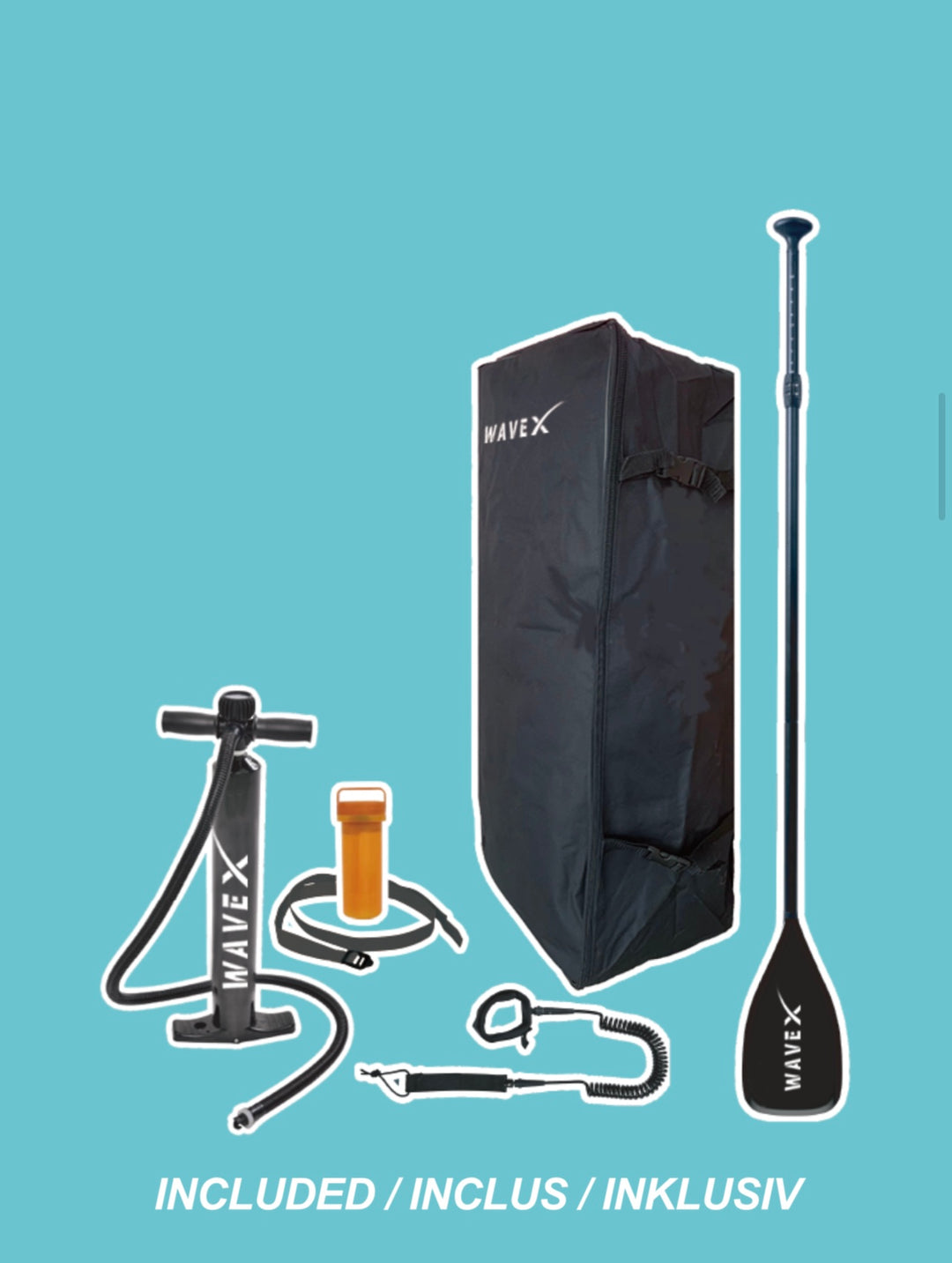 MODEL-A /  11' WAVEX ALL ROUND INFLATABLE PADDLE BOARD